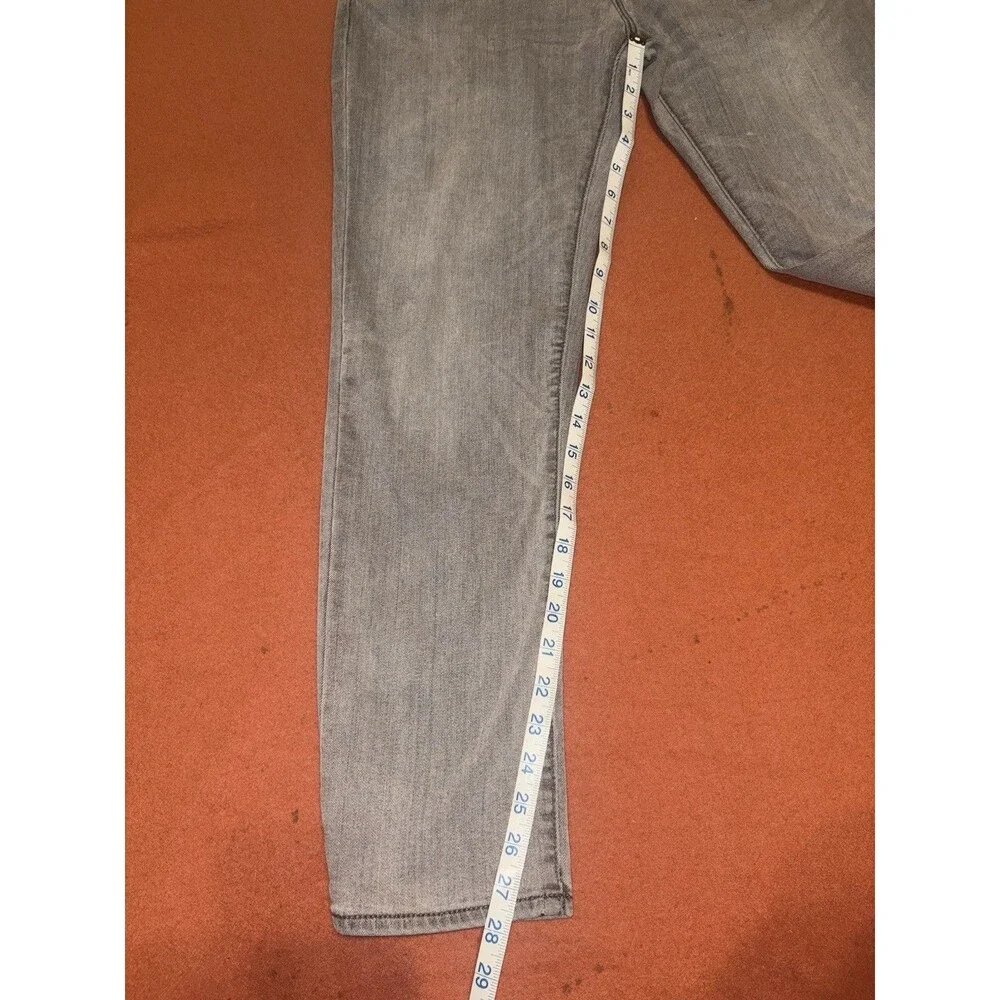 Banana Republic Travel Jeans Men's 34x30* Gray Slim Fit Straight Leg Denim Pants